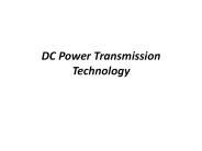 DC power transmission
