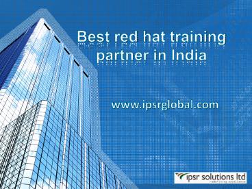Best red hat training and certification in India