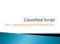 Classified Script, PHP Classified Script PowerPoint PPT Presentation