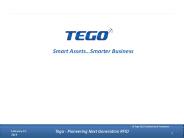 TEGO Offering Smart Asset Solutions