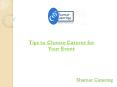 Tips to Choose Caterer for Your Event PowerPoint PPT Presentation