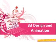 3d Design and Animation