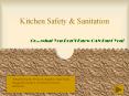 Kitchen Safety PowerPoint PPT Presentation