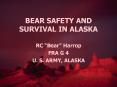 BEAR SAFETY AND SURVIVAL IN ALASKA PowerPoint PPT Presentation