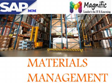 sap mm online training