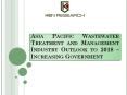 Asia Pacific Wastewater Treatment and Management Industry Research Report PowerPoint PPT Presentation
