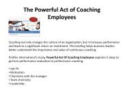 The Powerful Act of Coaching Employees