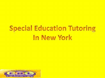 Special Education New York