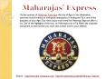 Maharajas Train Agra PowerPoint PPT Presentation