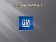 Genuine GM Parts