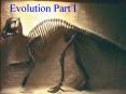 Evolution Part I PowerPoint PPT Presentation