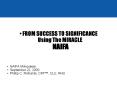 FROM SUCCESS TO SIGNIFICANCE Using The MIRACLE NAIFA PowerPoint PPT Presentation