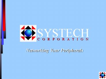 Networking Your Peripherals