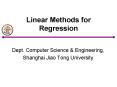 Linear Methods for Regression PowerPoint PPT Presentation