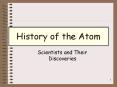 History of the Atom PowerPoint PPT Presentation
