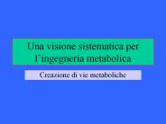 Una visione sistematica per l