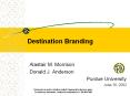 Destination Branding PowerPoint PPT Presentation