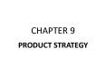 PRODUCT STRATEGY PowerPoint PPT Presentation