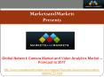 Global Network Camera Market and Video Analytics Market – Forecast to 2017 PowerPoint PPT Presentation