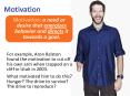 For example, Aron Ralston found the motivation to cut off his own arm when trapped on a cliff in Utah in 2003. PowerPoint PPT Presentation