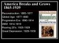 America Breaks and Grows 1865-1939 PowerPoint PPT Presentation