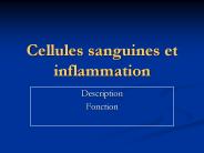 Cellules sanguines et inflammation
