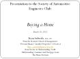 Presentation to the Society of Automotive Engineers Club PowerPoint PPT Presentation
