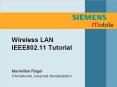 Wireless LAN IEEE802.11 Tutorial PowerPoint PPT Presentation
