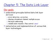 Chapter 5: The Data Link Layer