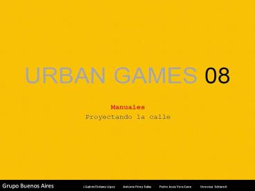 Grupo Buenos AiresJ.Gabriel Solana L