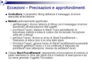 Eccezioni 