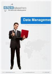 Data Management from B2B Data Partners
