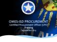 OMES-ISD PROCUREMENT PowerPoint PPT Presentation