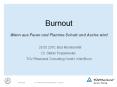 Burnout PowerPoint PPT Presentation
