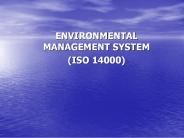 ENVIRONMENTAL MANAGEMENT SYSTEM