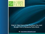 Excellent tips to maintain outdoor furniture