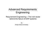 Requirement Engineering 