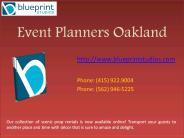 Event Furniture Rental & Event Design Oakland
