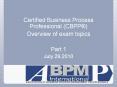 Certified Business Process Professional (CBPP PowerPoint PPT Presentation