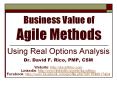 Business Value of Agile Methods PowerPoint PPT Presentation