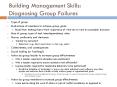 Building Management Skills: Diagnosing Group Failures PowerPoint PPT Presentation