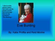 Eve Bunting
