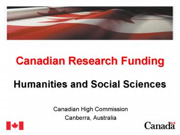 Canadian Research Funding