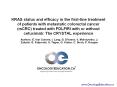 KRAS status and efficacy in the first-line treatment of patients with metastatic colorectal cancer (mCRC) treated with FOLFIRI with or without cetuximab: The CRYSTAL experience PowerPoint PPT Presentation