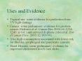 Uses and Evidence PowerPoint PPT Presentation