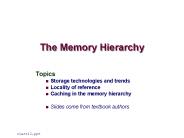 The Memory Hierarchy