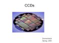CCDs PowerPoint PPT Presentation