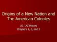 Origins of a New Nation and The American Colonies PowerPoint PPT Presentation