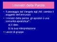 I ministri della Parola PowerPoint PPT Presentation