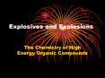 Explosives and Explosions PowerPoint PPT Presentation
